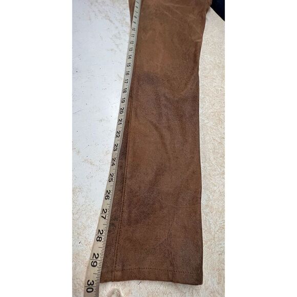 Chicos Faux SuedePull on Pants Sz ( 10) camel - Picture 8 of 10